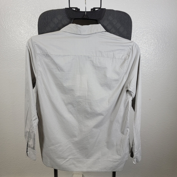 For The Republic Women's Light Gray Button Down Shirt Size XS - Picture 2 of 5